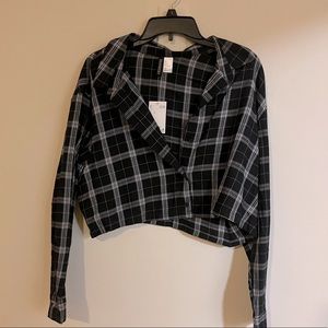 Cropped flannel